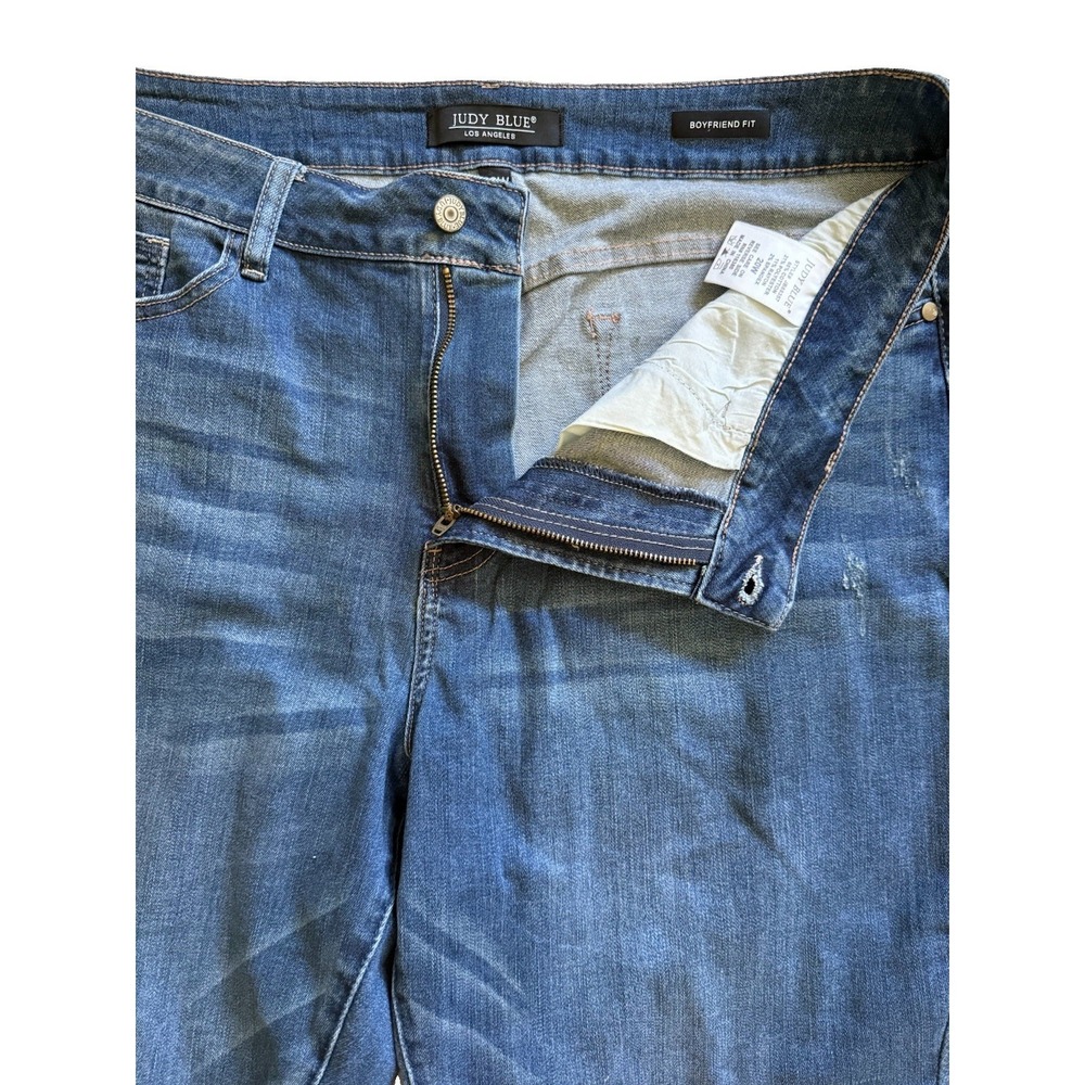 Judy Blue Boyfriend Fit Denim Jeans Size 20W Style #JB88357 Raw Hem - Picture 4 of 9